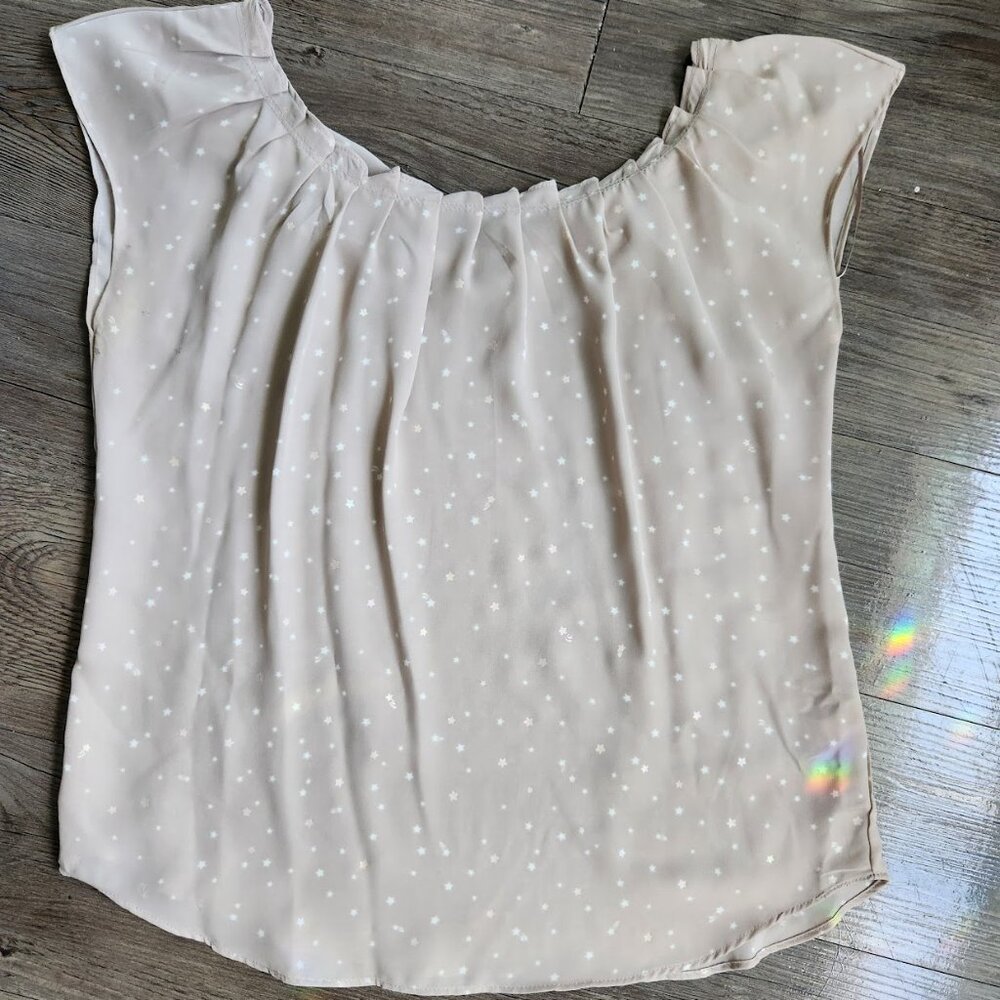 Grey star blouse